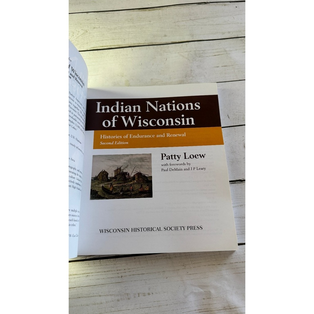 Indian Nations of Wisconsin Patty Loew 2013 Second Edition Native American - Picture 4 of 10